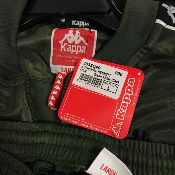 NWT 2pc set KAPPA Men’s Suit L - Picture 3 of 4